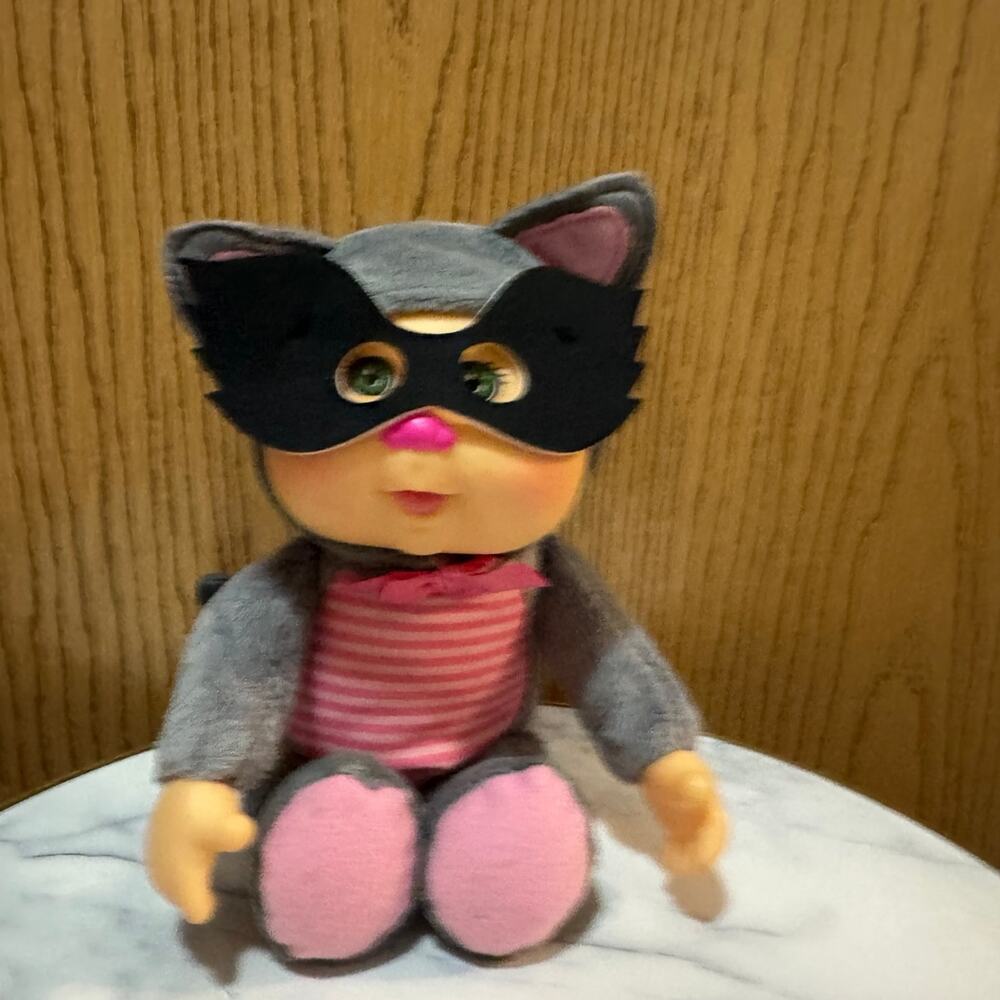 Cabbage patch kids cutie in raccoon costume